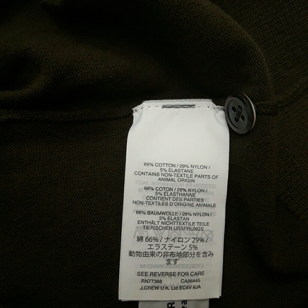 ❌❌❌J.CREW Womens small Jackie Cotton Cardigan - Picture 6 of 7